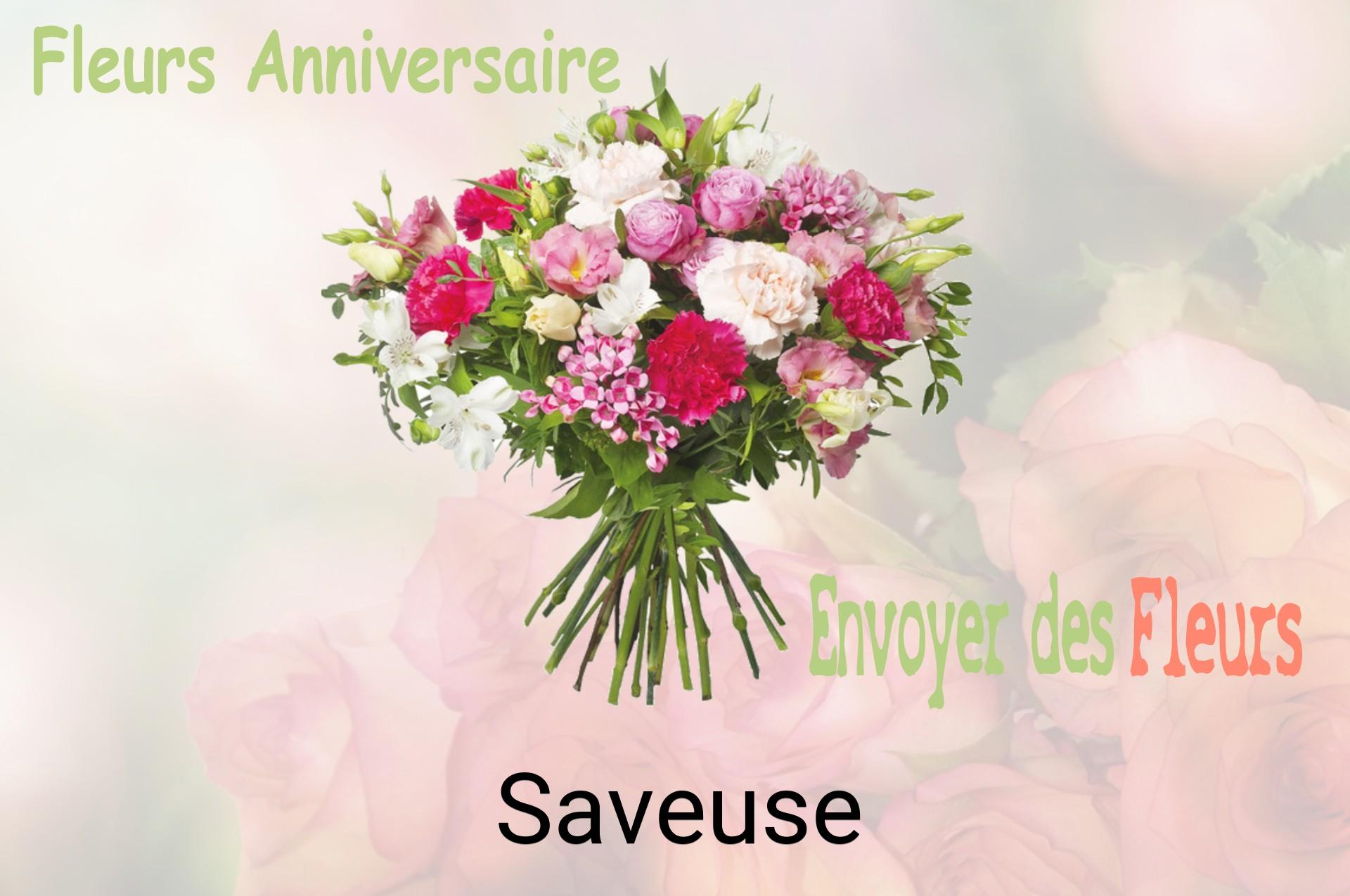 Bouquet de fleurs d’anniversaire livré à Saveuse